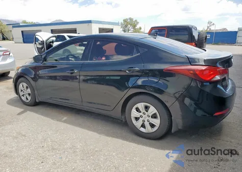 2016 Hyundai Elantra Se from USA, damaged, VIN 5NPDH4AE1GH793981